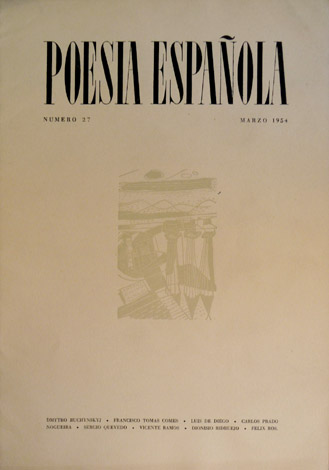 Poesía Española. Revista literaria. Director José García Nieto. Número 27, …