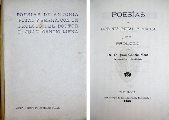 Poesías. Con un prólogo de Don Juan Cancio Mena.