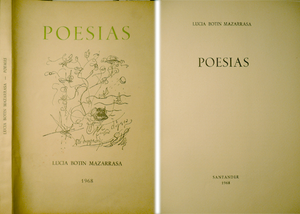 Poesías. [Prólogo de Leopoldo Rodríguez Alcalde].