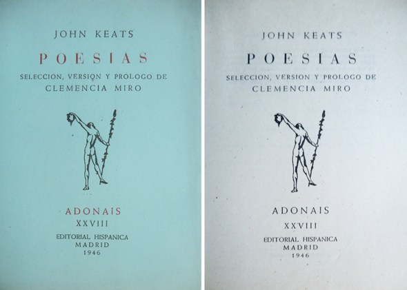 Poesías. Selección, versión y prólogo de Clemencia Miró.