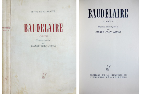 Poésie. Choix de textes et préface par Pierre Jean Jouve.