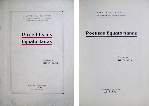 Poetisas Equatorianas. Tradução de Nuno Beja.