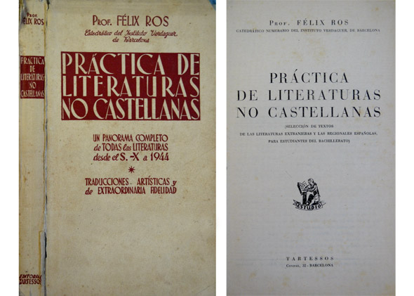 Práctica de literaturas no castellanas. Selección de textos de las …