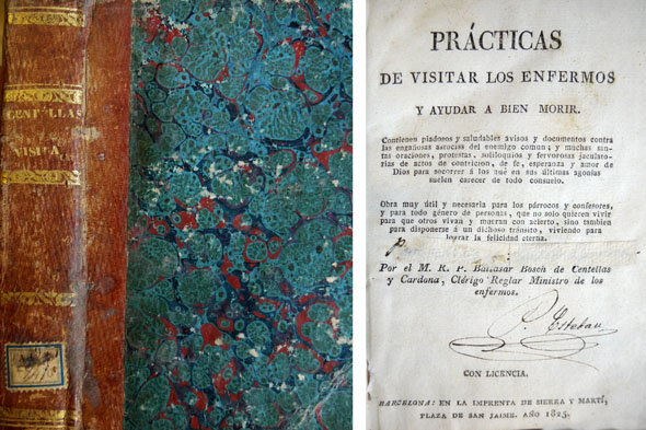 Prácticas de visitar los enfermos y ayudar a bien morir.