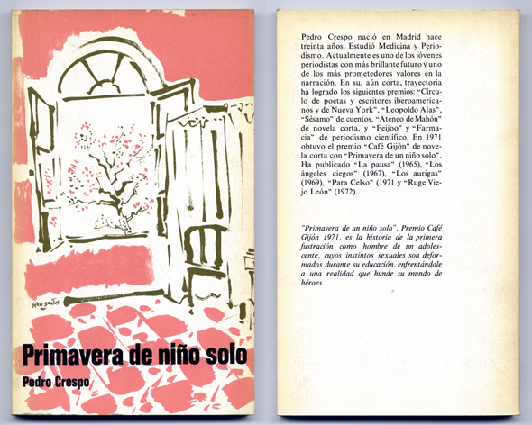Primavera de niño solo (y) Tiempo bajo las aguas.