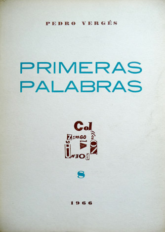 Primeras palabras. Poemas.