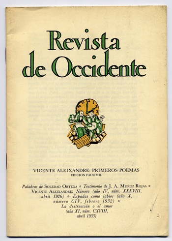 Primeros poemas. Reproducción facsímil de los textos aparecidos en "Revista …