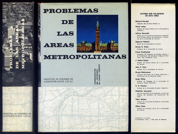 Problemas de las Areas Metropolitanas. Ponencias presentadas al Congreso sobre …