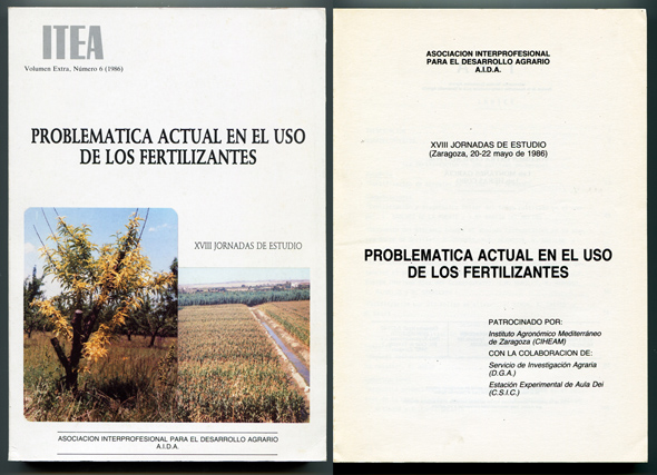 Problemática actual en el uso de los fertilizantes. (XVIII Jornadas …