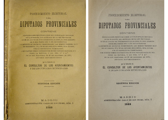 Procedimiento Electoral para Diputados Provinciales.