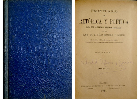 Prontuario de Retórica y Poética para los alumnos de Segunda …