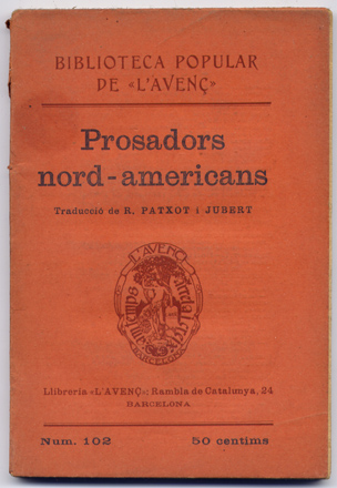 Prosadors nord - americans (no contemporanis: Washington Irving, William Prescott, …