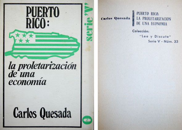 Puerto Rico: la proletarización de una economía.