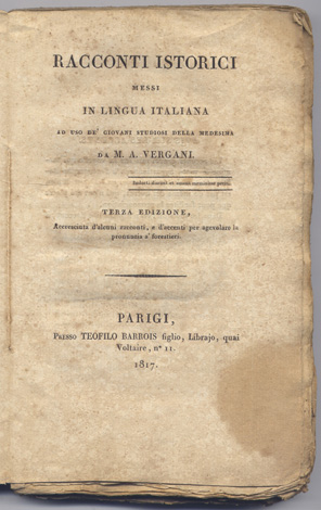 Racconti Istorici messi in lingua italiana ad uso de' giovani …