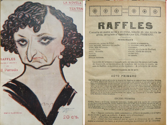 Raffles. Comedia en cuatro actos y en prosa, basada en …