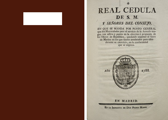 Real Cédula de S.M. y Señores del Consejo en que …