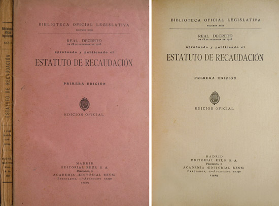 Real Decreto de 18 de Diciembre de 1928, aprobando y …