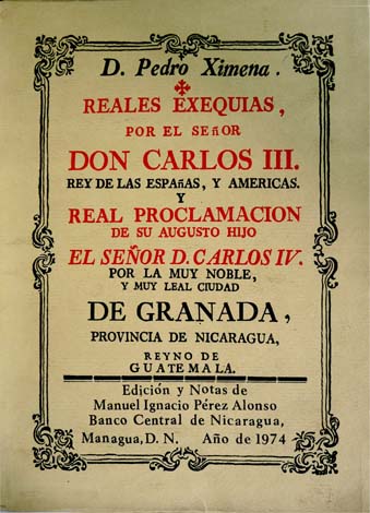 Reales Exequias por el Señor Don Carlos III, Rey de …