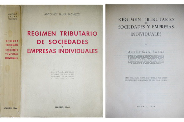 Régimen Tributario de Sociedades y Empresas Individuales. Obra declarada de …