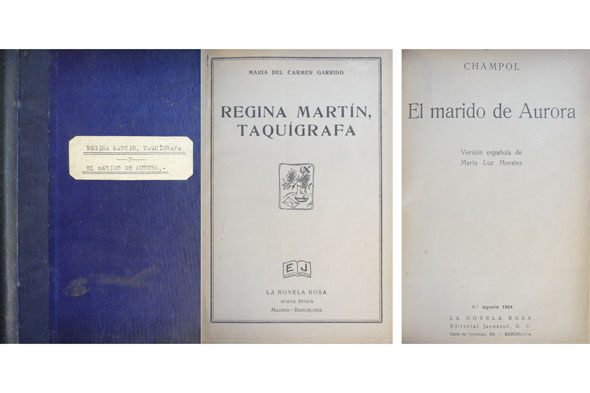 Regina Martín, taquígrafa. (Seguido de:) El marido de Aurora. Versión …