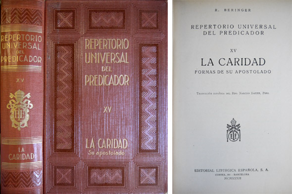 Repertorio Universal del Predicador. XV: La Caridad. Formas de su …