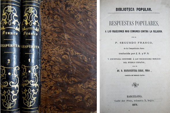 Respuestas populares a las objeciones más comunes contra la Religión. …