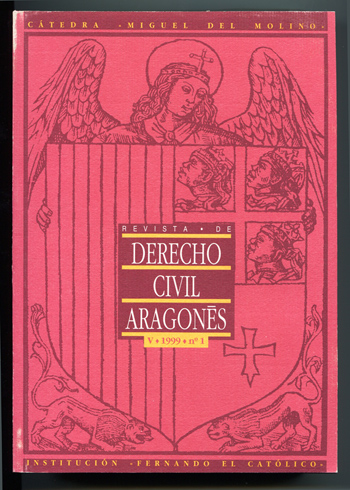 Revista de Derecho Civil Aragonés. Director: Jesús Delgado Echeverría. Año …