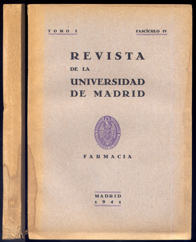 Revista de la Universidad de Madrid. Director: Ciriaco Pérez Bustamante. …