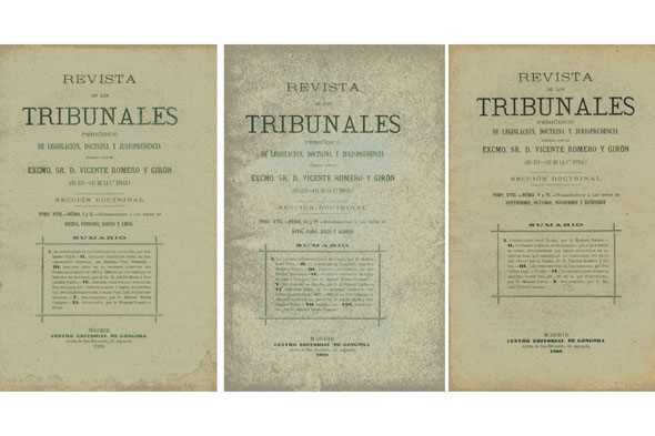 Revista de los Tribunales. Periódico de Legislación, Doctrina y Jurisprudencia. …