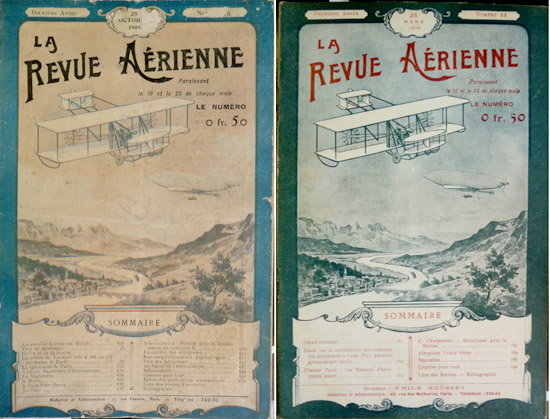 Revue Aérienne. Organe Officiel de "La Ligue Nationale Aérienne". Directeur: …