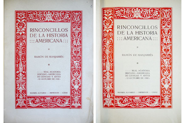 Rinconcillos de la Historia Americana. [(La Fiesta de la Raza …