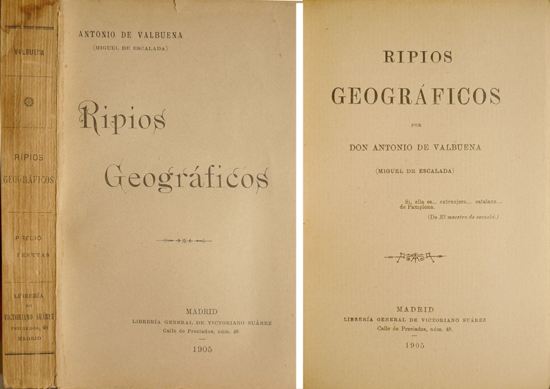 Ripios geográficos. Por "Miguel de Escalada".