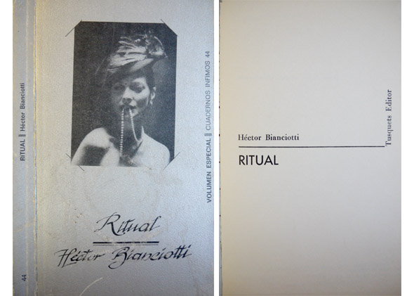 Ritual. Prólogo de Severo Sarduy.