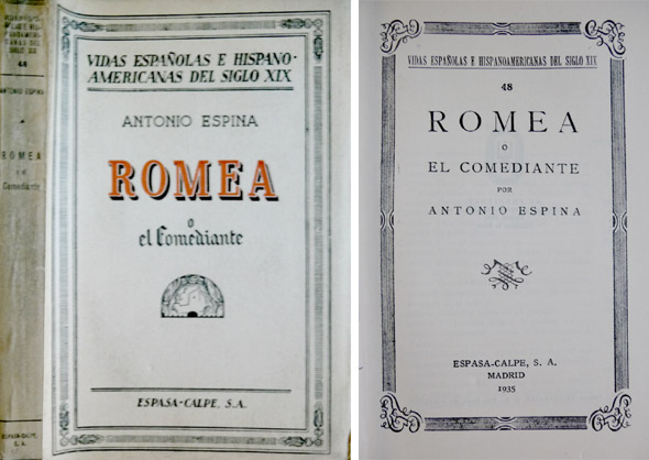 Romea ó el Comediante.
