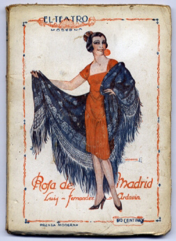 Rosa de Madrid. Comedia en tres actos.