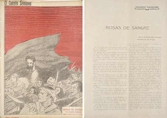 Rosas de sangre.