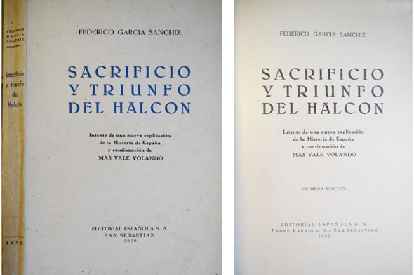 Sacrificio y triunfo del halcón.