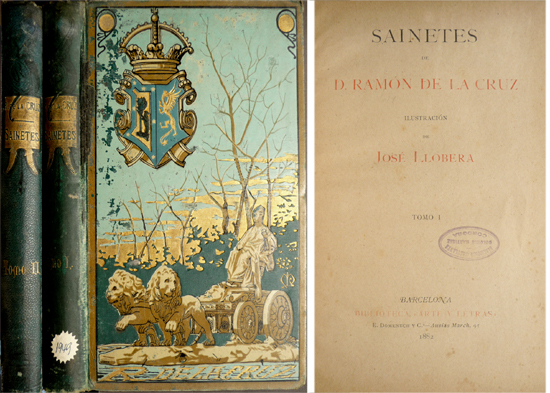 Sainetes. Prólogo de José Feliu y Codina.