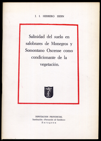 Salinidad del suelo en salobres de Monegros y Somontano Oscense …