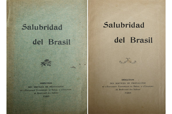Salubridad del Brasil. Folleto editado por los Servicios de Propaganda …