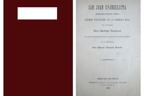 San Juan Evangelista, modelo del sacerdote católico. Sermón predicado en …