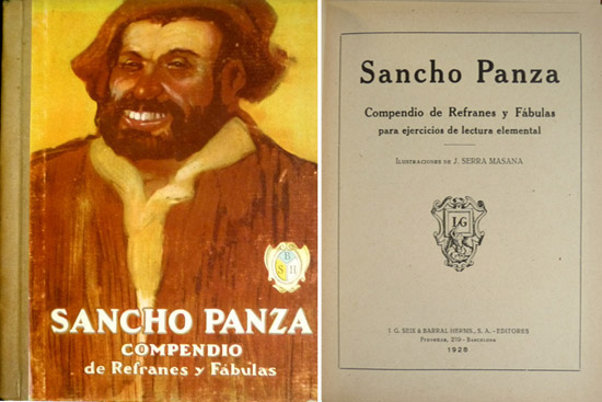 Sancho Panza. Compendio de Refranes y Fábulas para ejercicios de …