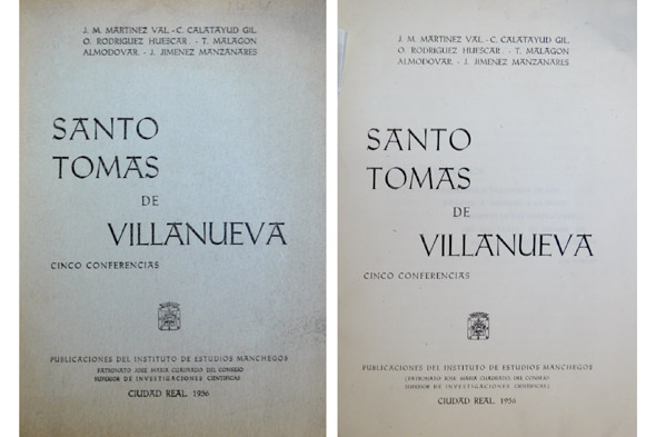 Santo Tomás de Villanueva. Cinco Conferencias.