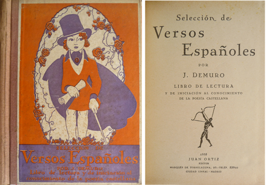 Selección de Versos Españoles. Libro de Lectura y de iniciación …