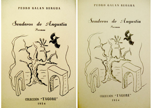 Senderos de Angustia. Poemas.