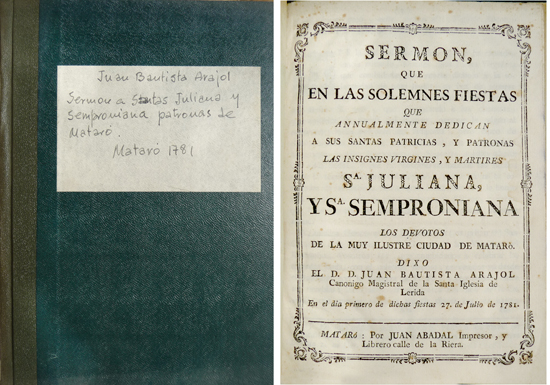 Sermón en las solemnes fiestas que anualmente dedican a sus …