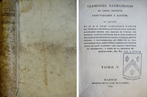 Sermones panegiricos de varios misterios, festividades y santos. Tomo Quinto …