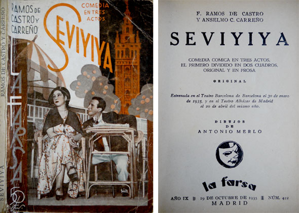 Seviyiya. Comedia cómica en tres actos.