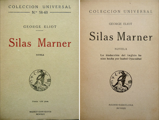 Silas Marner. Novela. Traducción del inglés por Isabel Oyarzabal.