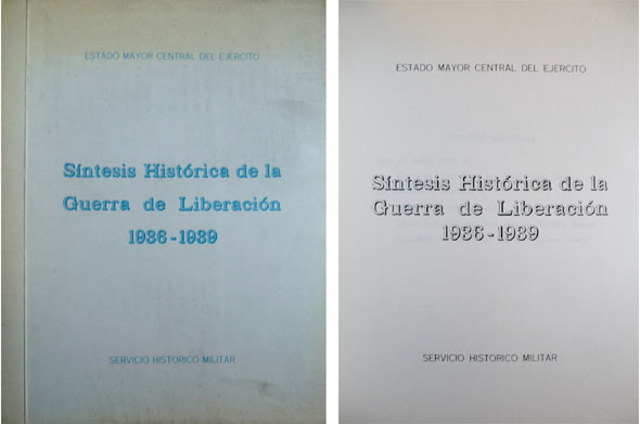 Síntesis Histórica de la Guerra de Liberación, 1936-1939. [Redactada por …
